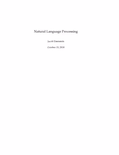 خرید و دانلود نسخه کامل کتاب Natural Language Processing