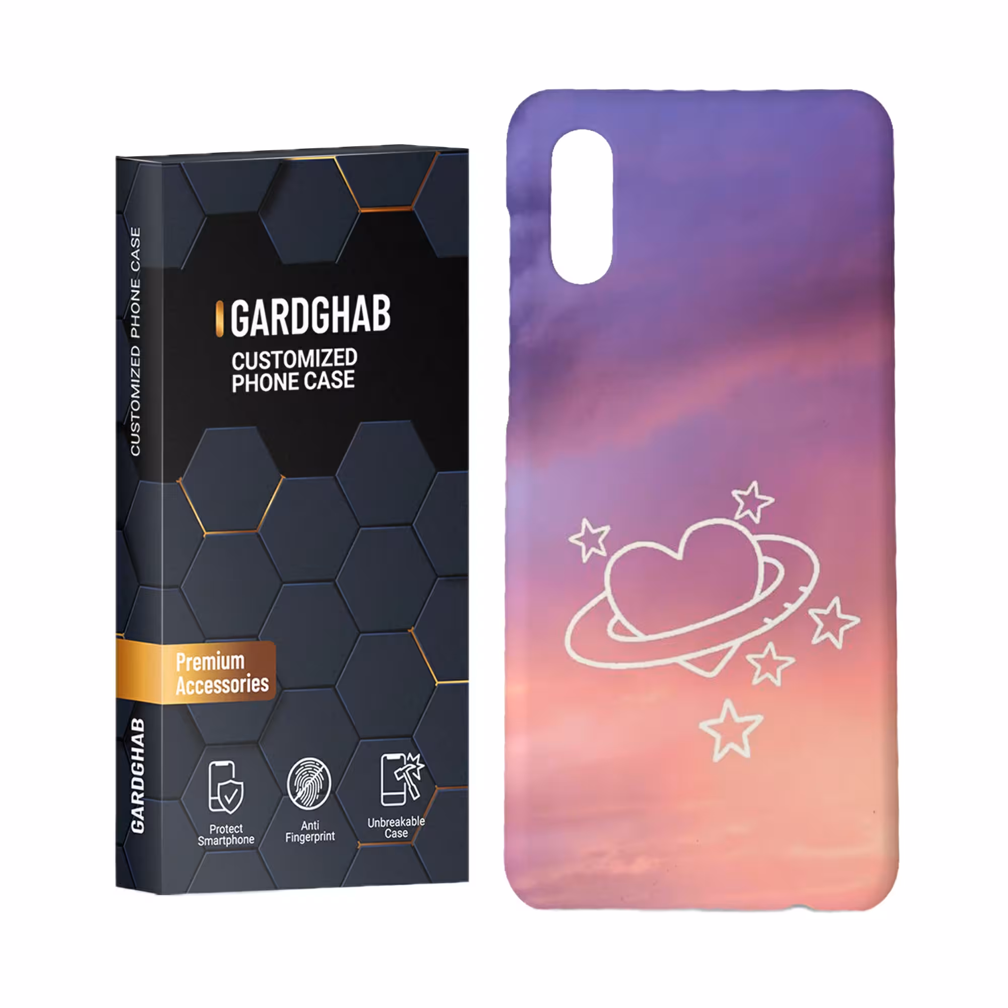 کاور گارد قاب مدل دخترانه مناسب برای گوشی موبایل سامسونگ galaxy a02 