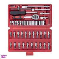 آچار بکس ساتتاگود مدل AB-0046 مجموعه 46 عددی