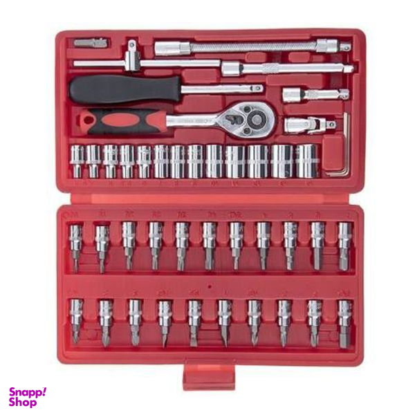 آچار بکس ساتتاگود مدل AB-0046 مجموعه 46 عددی