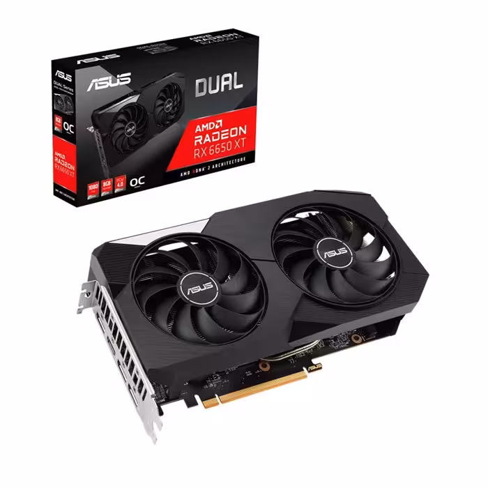 کارت گرافیک ایسوس مدل DUAL RX6650XT O8G حافظه 8 گیگابایت