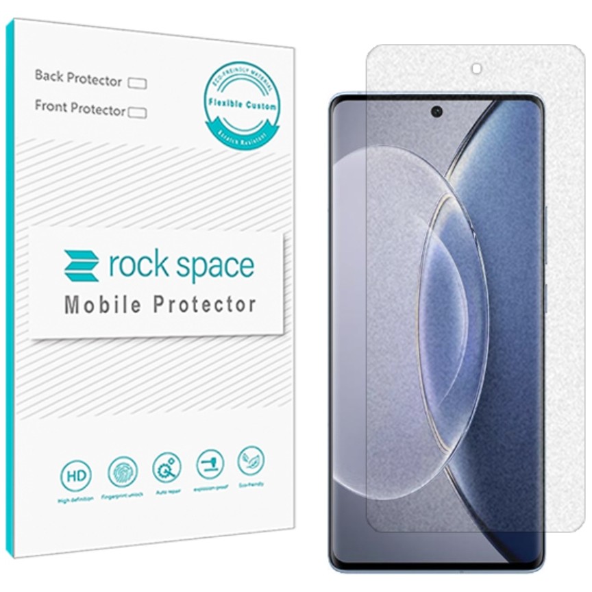 گلس مات نانو و ضد ضربه گوشی ویوو X90 برند راک اسپیس   