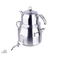 کتری و قوری استیل 5 لیتر شیردار یونیک کد 7275