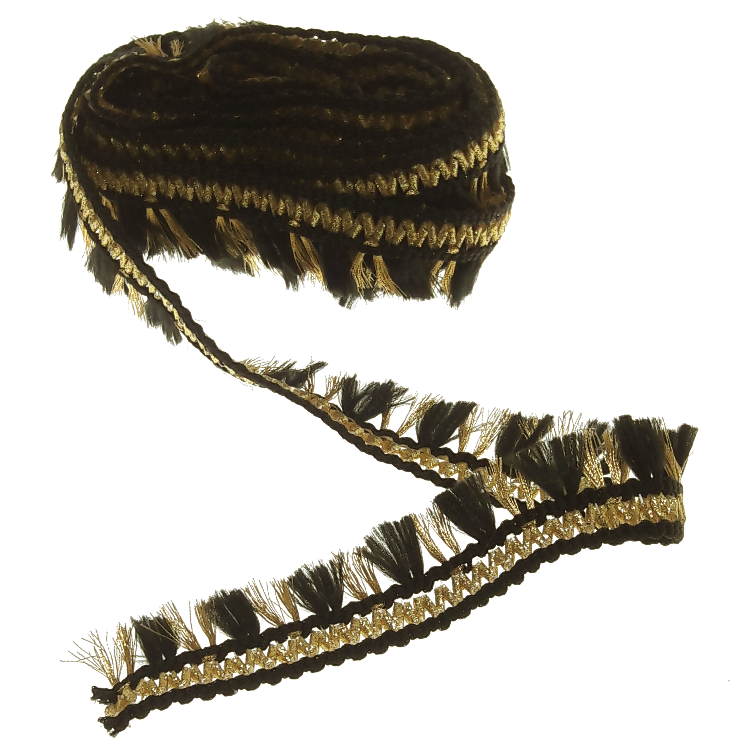 نوار یراق مدل ریشه کد Y5585 طول 2 متر