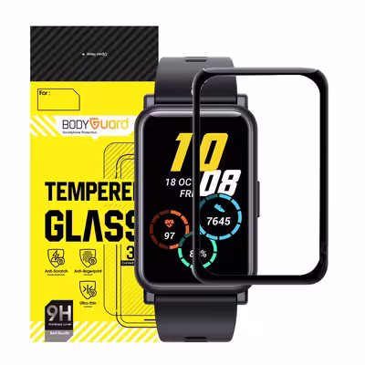 محافظ صفحه نمایش بادیگارد مدل PMMA مناسب برای مچ بند هوشمند Honor Watch ES