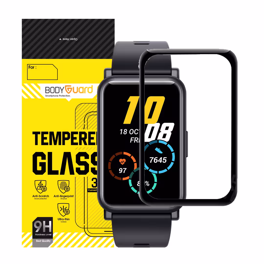 محافظ صفحه نمایش بادیگارد مدل PMMA مناسب برای مچ بند هوشمند Honor Watch ES