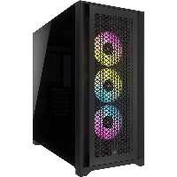 کیس گیمینگ کورسیر ICUE 5000D RGB TEMPERED GLASS BLACK