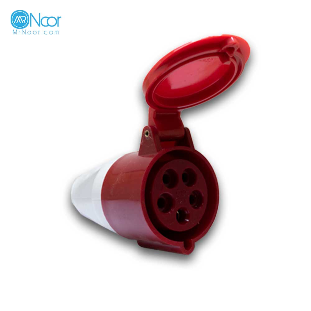 سوکت صنعتی 32×5 مادگی سیار پارت الکتریک 610 - مستر نور