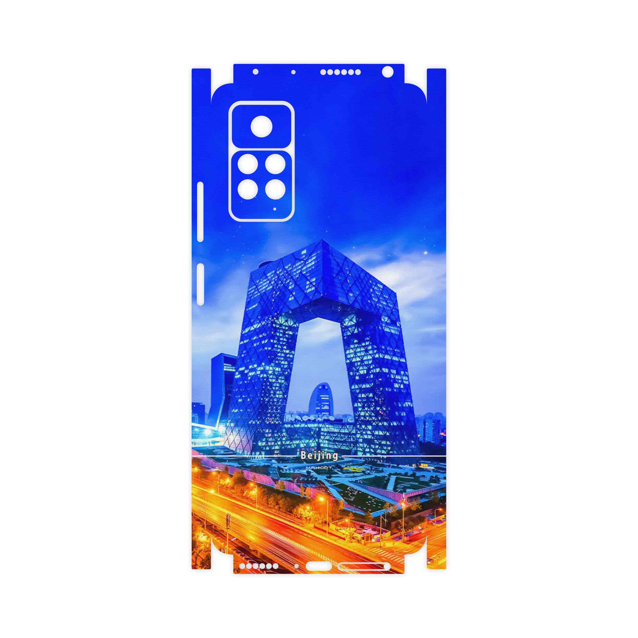 برچسب پوششی ماهوت مدل Beijing city-FullSkin مناسب برای گوشی موبایل شیائومی Redmi Note 11 Pro