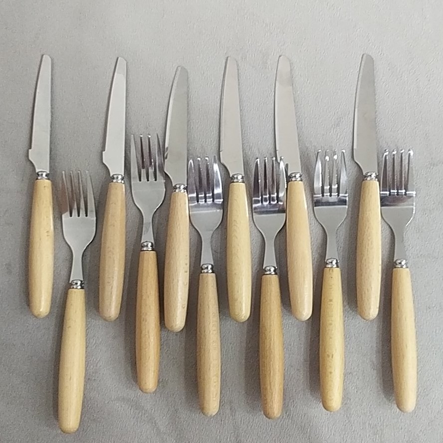 چاقو چنگال بامبو 