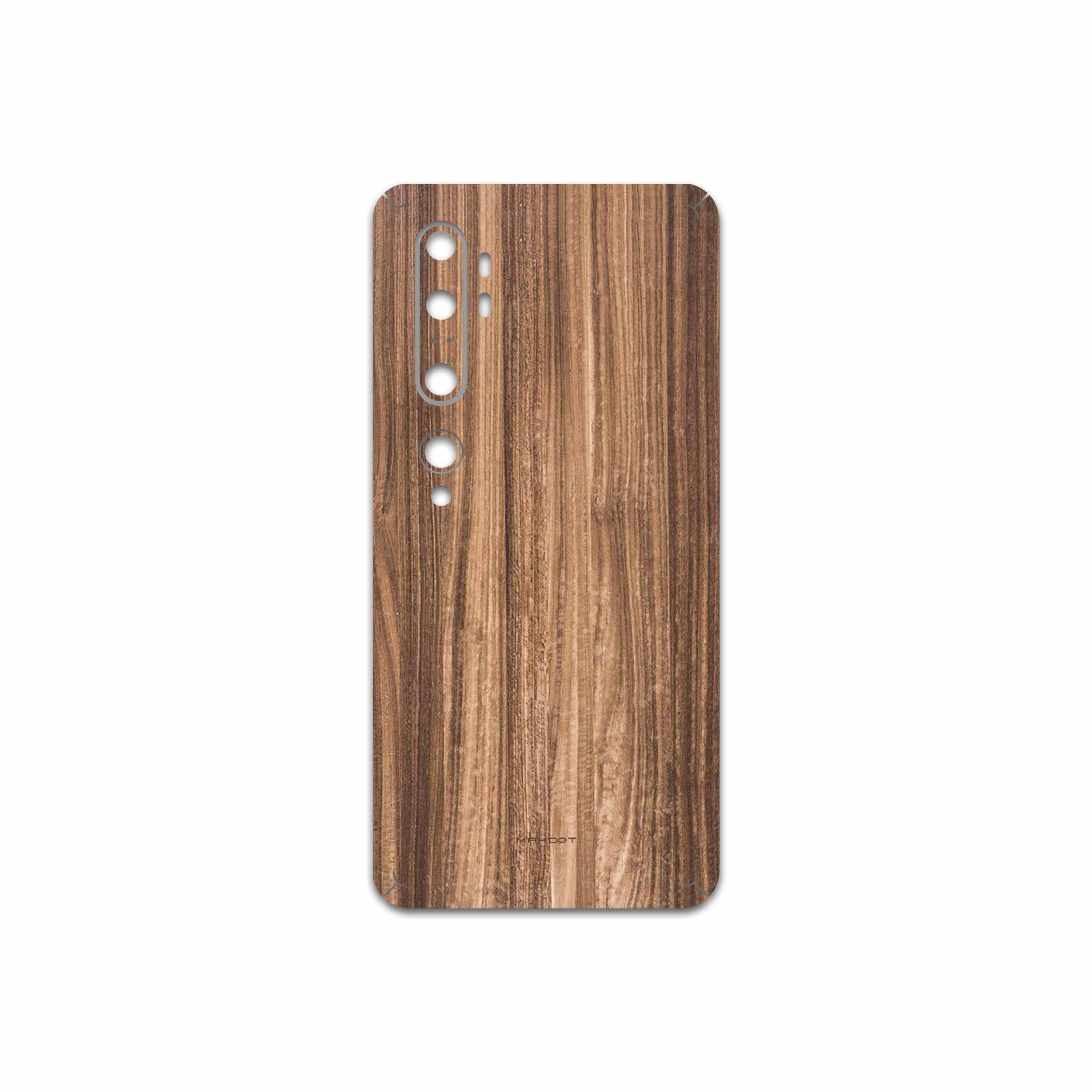برچسب پوششی ماهوت مدل Light Walnut Wood مناسب برای گوشی موبایل شیائومی Mi Note 10