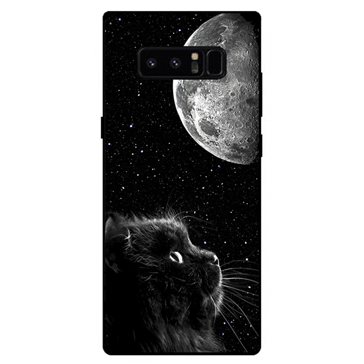 کاور مگافون طرح گربه مدل 1882 مناسب برای گوشی موبایل سامسونگ Galaxy Note 8      