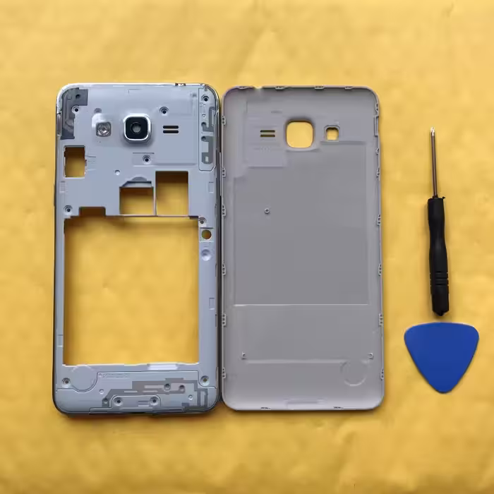قاب کامل Back Cover  Houssing Samsung J200 J2 2015 White