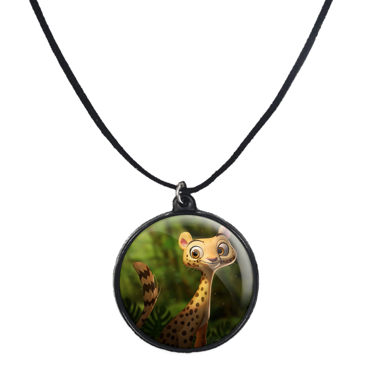 گردنبند پرمانه طرح حیوانات کیوت کد pmb.21526 مدل دو طرفه