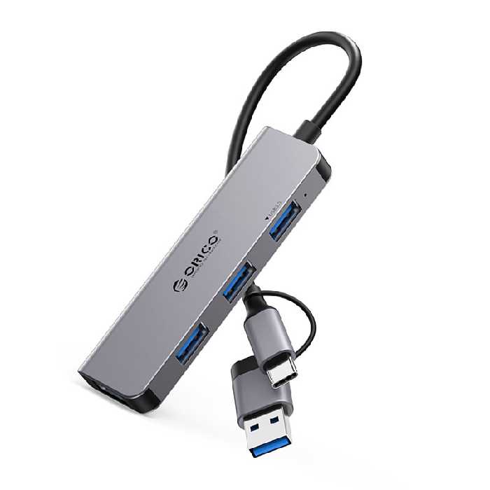 هاب USB-C/USB-A چهار پورت اوریکو مدل YSA5-U3