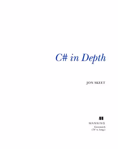 خرید و دانلود نسخه کامل کتاب C# in Depth