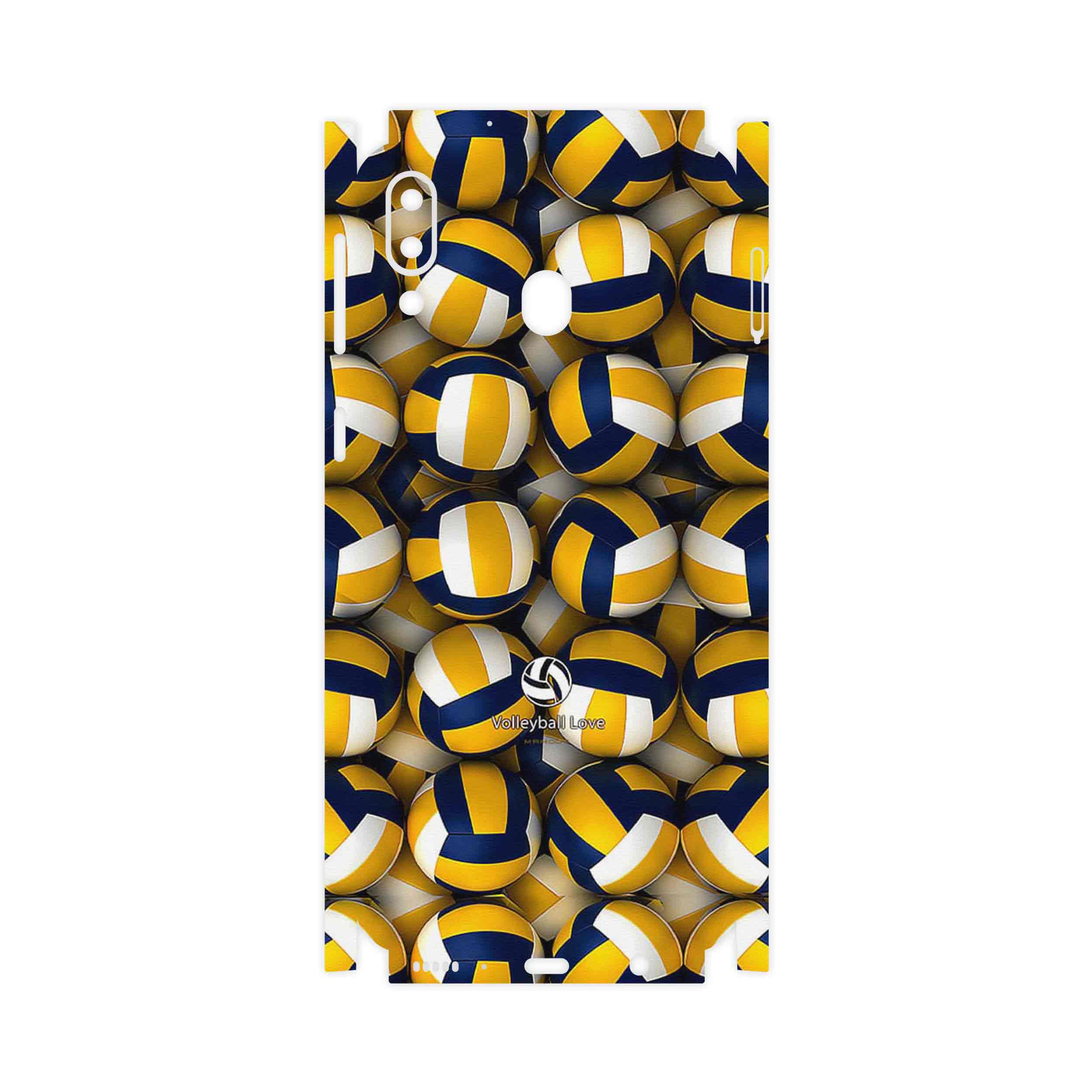 برچسب پوششی ماهوت مدل Volleyball-FullSkin مناسب برای گوشی موبایل سامسونگ Galaxy M20