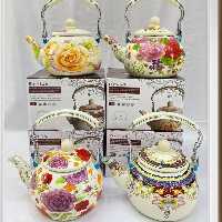 کتری  لعابی گلدارشیک