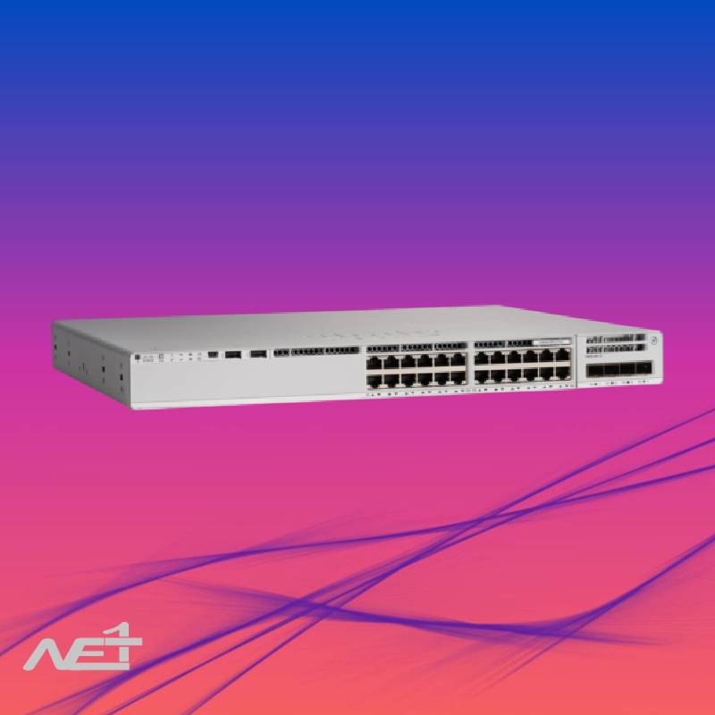 سوئیچ سیسکو C9200L-24T-4G – سوئیچ 24 پورت سیسکو C9200L-24T-4G-E
