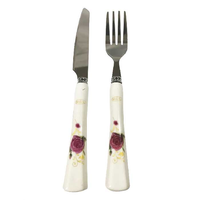 ست کارد و چنگال 12 پارچه ام جی اس کد Ir-035