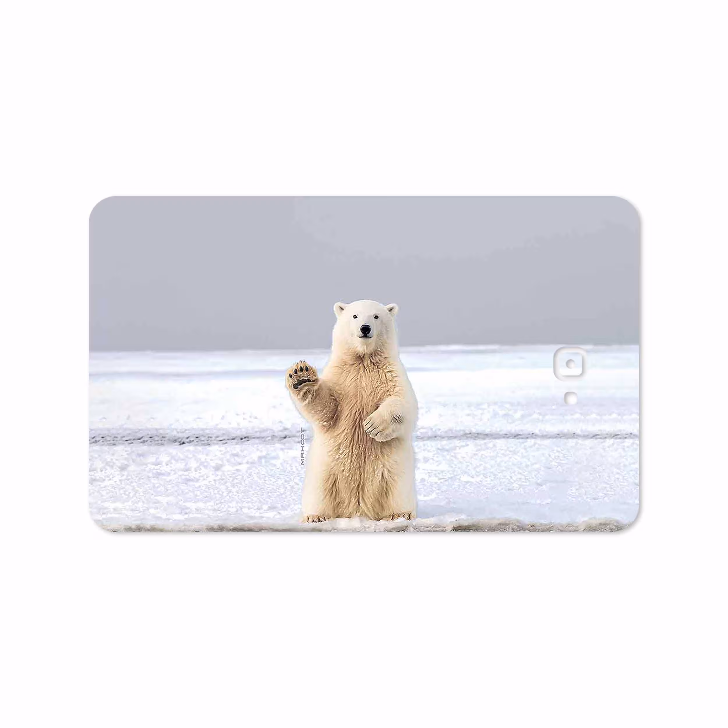 برچسب پوششی ماهوت مدل Polar bear مناسب برای تبلت سامسونگ Galaxy Tab A 10.1 2016 T580