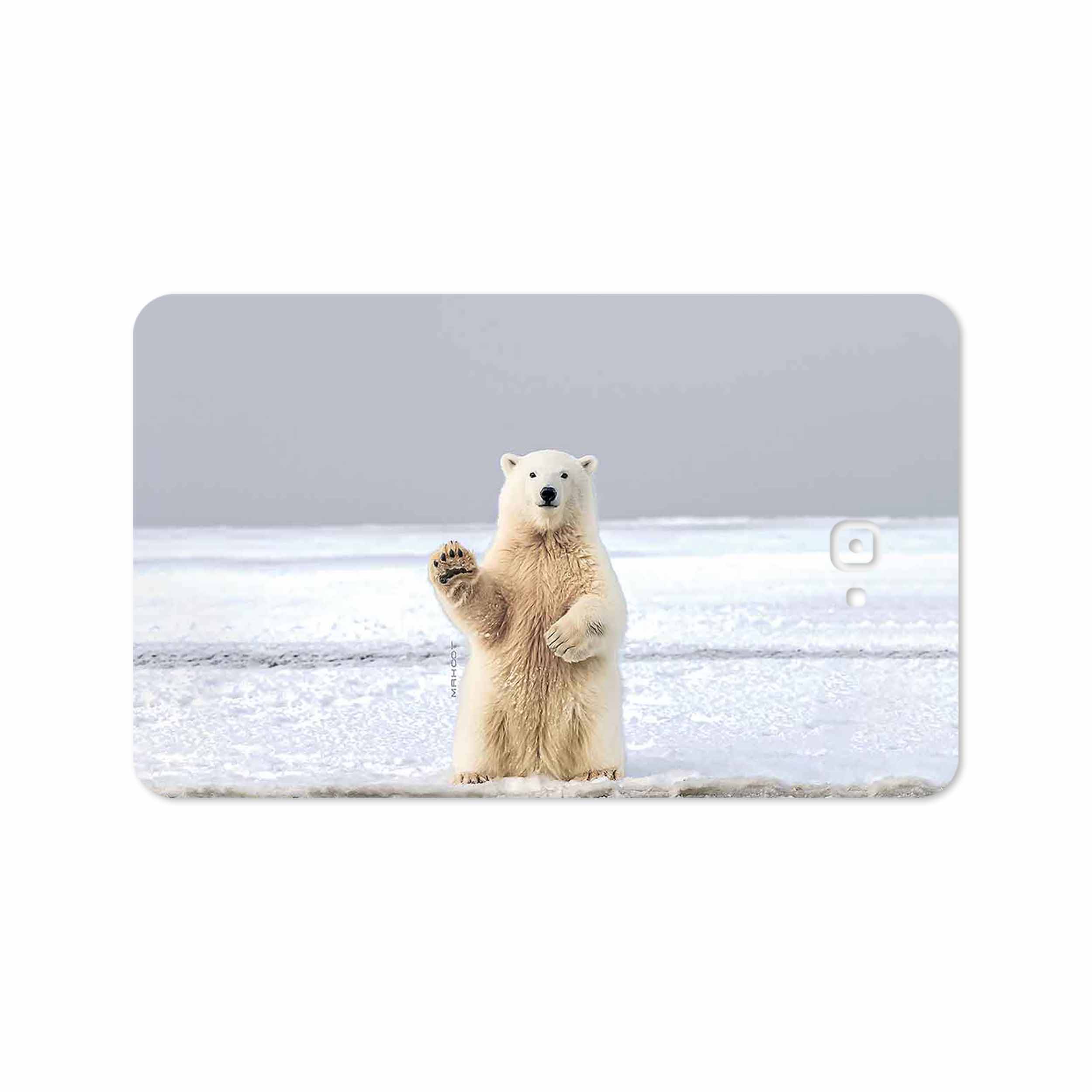برچسب پوششی ماهوت مدل Polar bear مناسب برای تبلت سامسونگ Galaxy Tab A 10.1 2016 T580