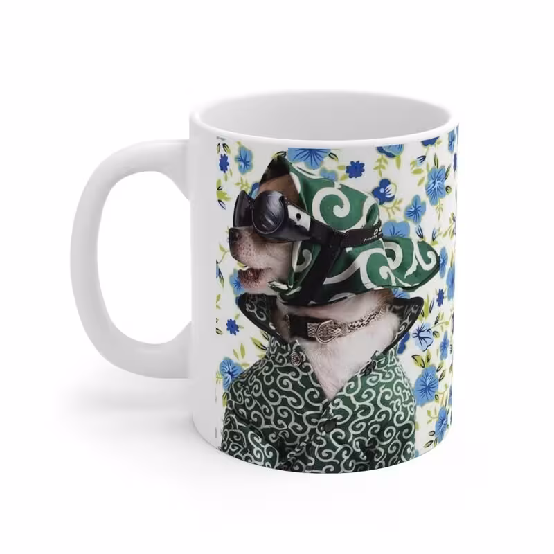 ماگ طرح سگ Dog مدل NM1254
