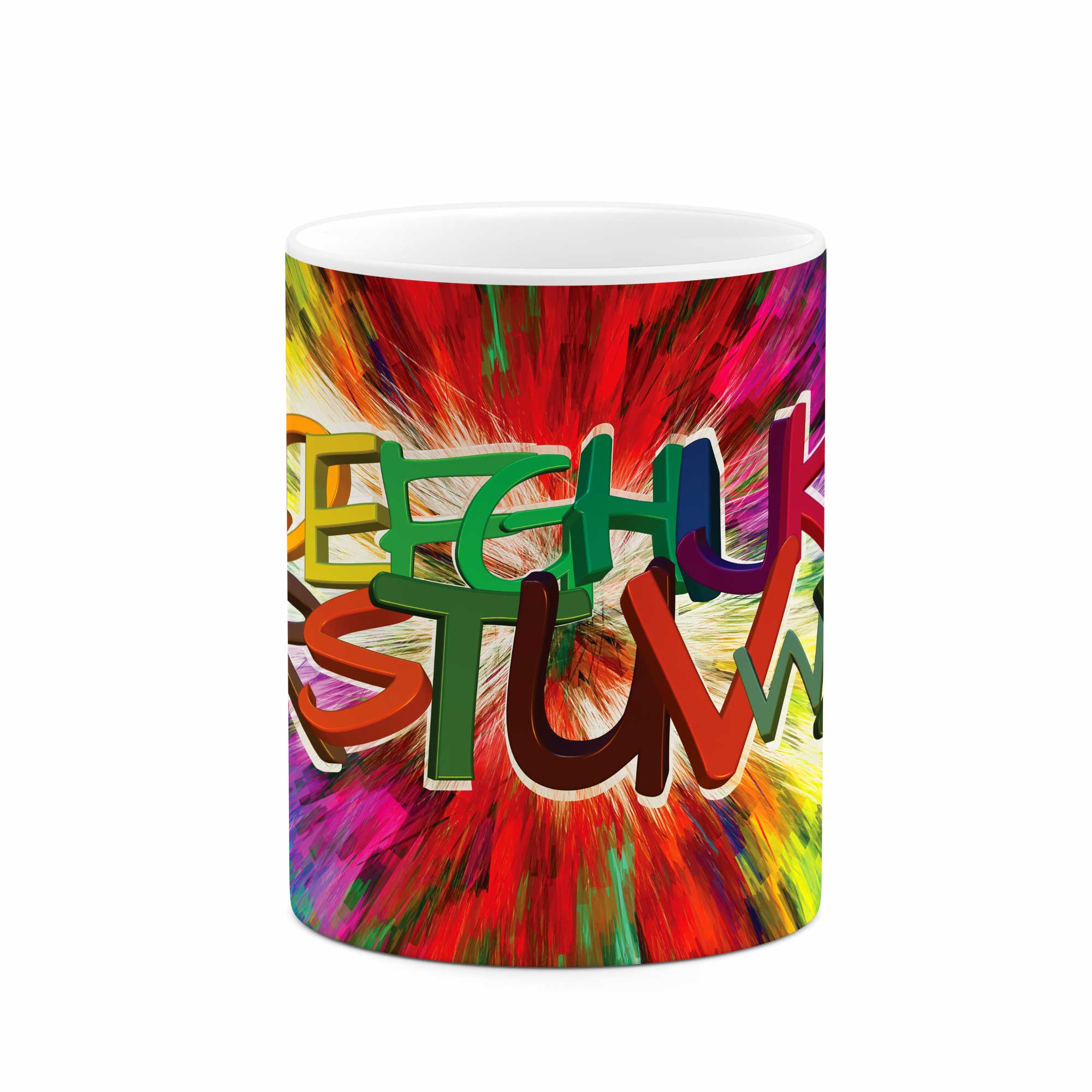 ماگ طرح حروف انگلیسی مدل mu00117