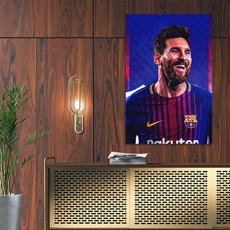 تابلو شاسی آتریسا مدل لیونل مسی طرح فوتبال