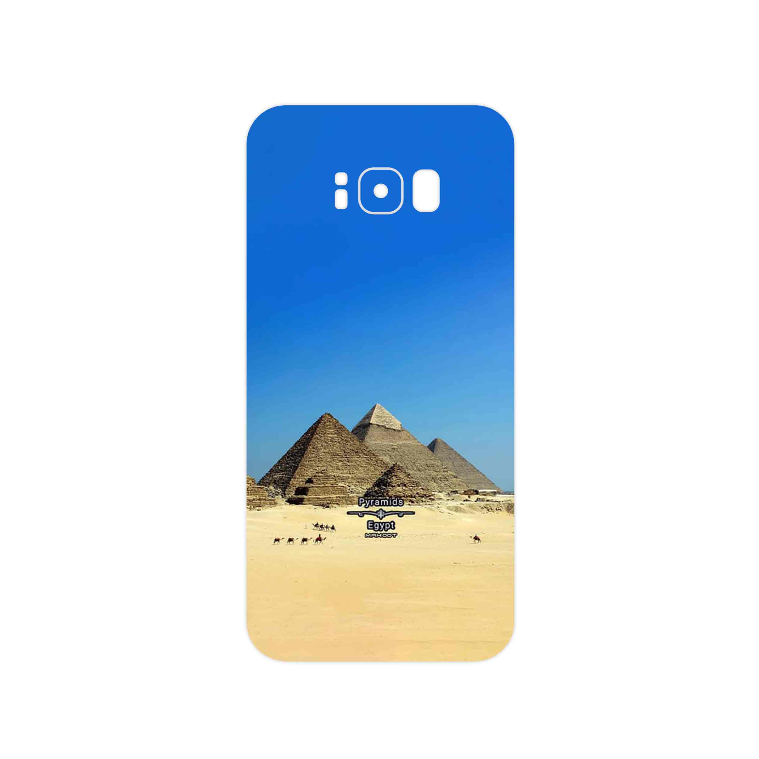 برچسب پوششی ماهوت مدل Pyramids of Egypt مناسب برای گوشی موبایل سامسونگ Galaxy S8 Plus