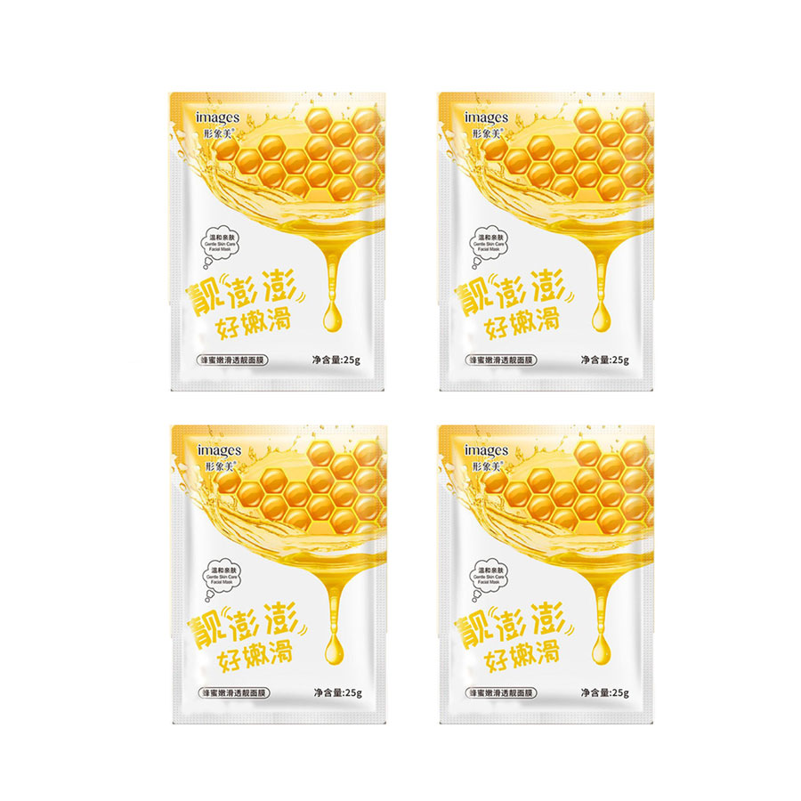 ماسک صورت ایمجز مدل عسل وزن 25 گرم مجموعه 4 عددی