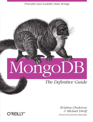 خرید و دانلود نسخه کامل کتاب MongoDB: The Definitive Guide
