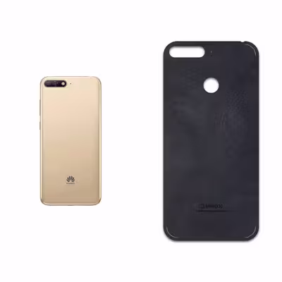 برچسب پوششی ماهوت مدل Graphite Buffalo Leather مناسب برای گوشی موبایل هوآوی Y6 2018