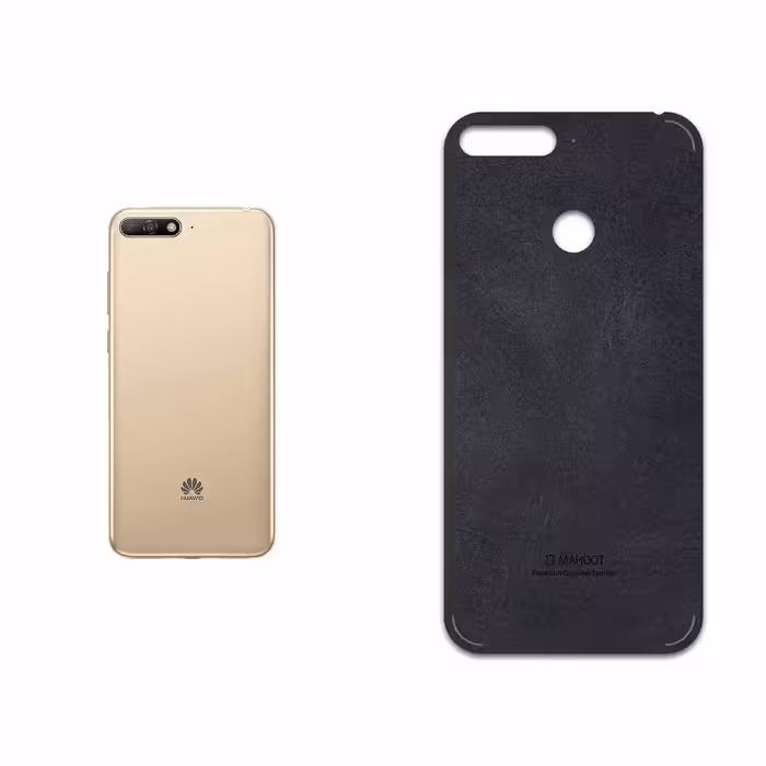 برچسب پوششی ماهوت مدل Graphite Buffalo Leather مناسب برای گوشی موبایل هوآوی Y6 2018