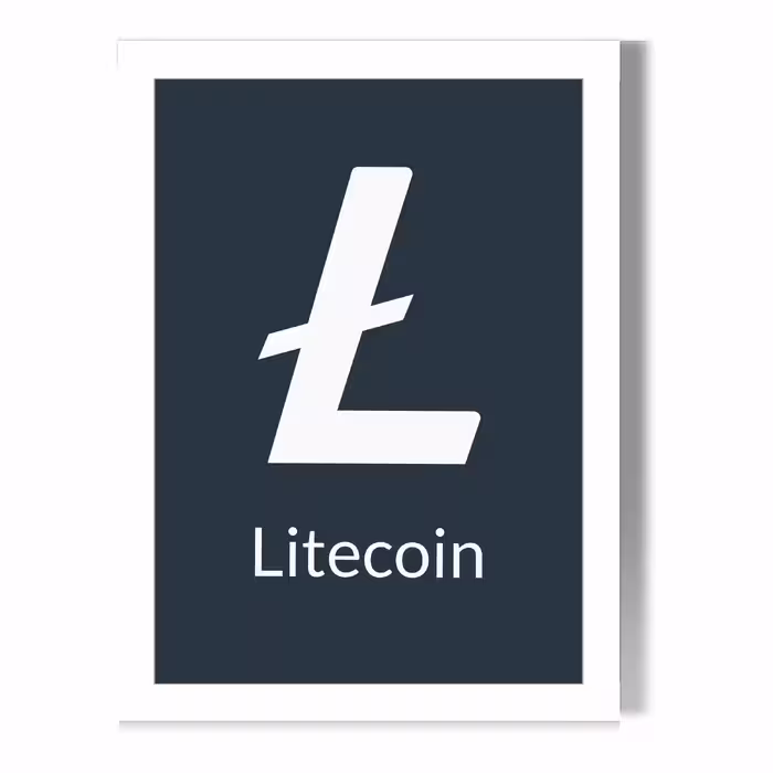 تابلو طرح لایت کوین کد WLCW2