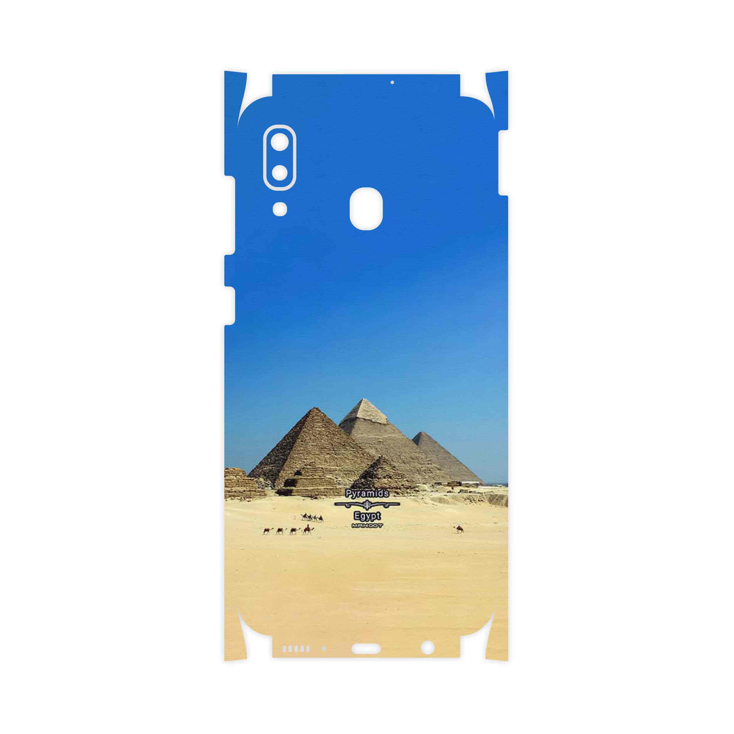 برچسب پوششی ماهوت مدل Pyramids of Egypt-FullSkin مناسب برای گوشی موبایل سامسونگ Galaxy M10s