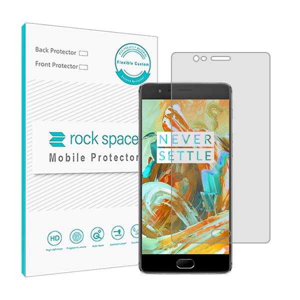 گلس وان پلاس 3T مدل نانو هیدروژل شفاف برند راک اسپیس کد 6825S