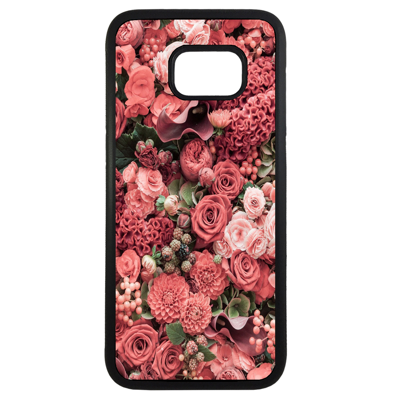 کاور طرح گل کد 1146 مناسب برای گوشی موبایل سامسونگ galaxy s7 edge