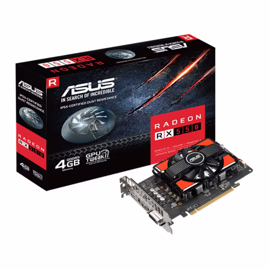 کارت گرافیک ایسوس RX550-4G
