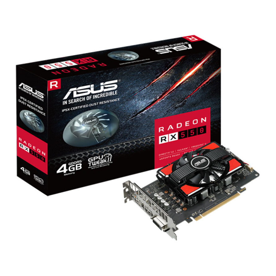 کارت گرافیک ایسوس RX550-4G