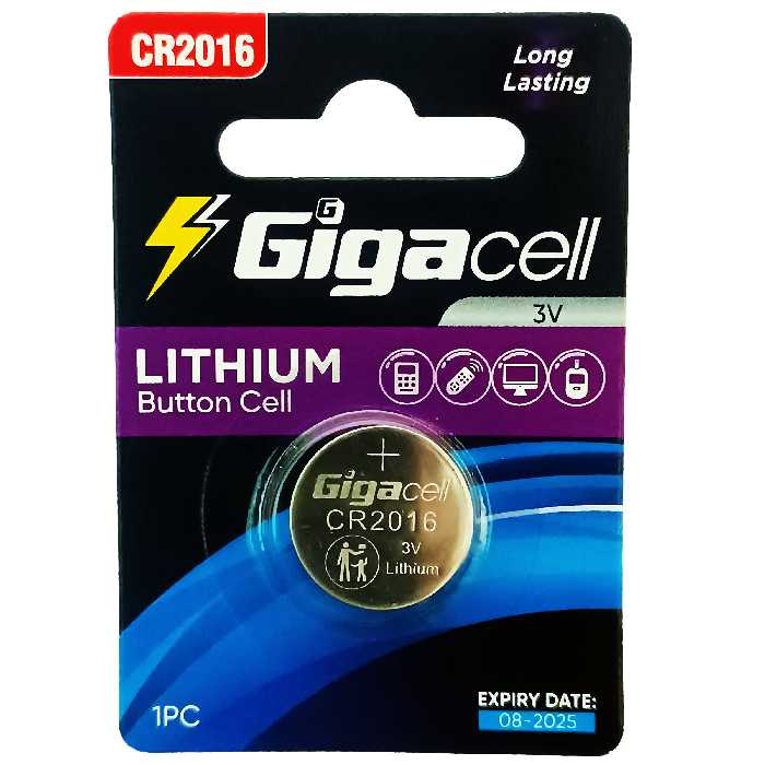 باتری سکه ای  گیگاسل مدل CR2016