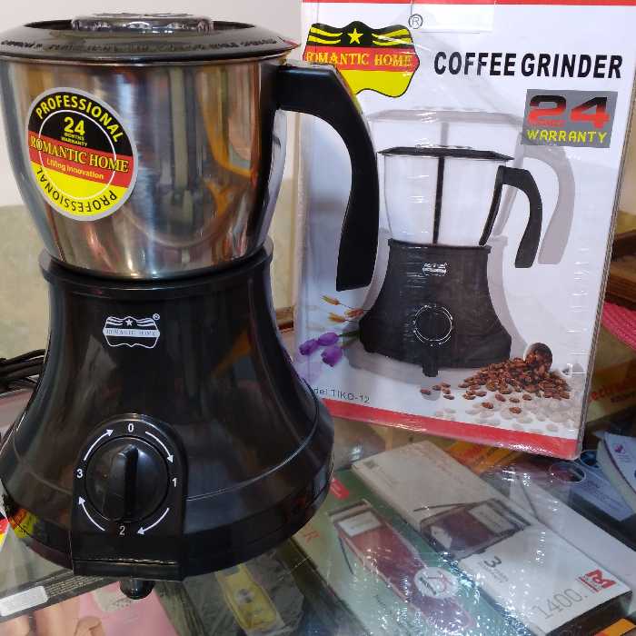آسیاب رمانتیک هوم  مدل ‌TIKO-12  رنگ مشکی با توان مصرفی 600 وات
