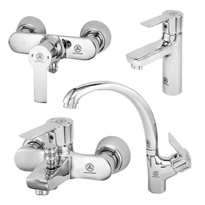 ست شیرآلات قهرمان مدل یاقوت