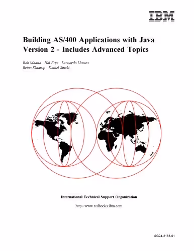 خرید و دانلود نسخه کامل کتاب Building AS-400 Applications with Java, Version 2 - Includes Advanced Topics Bob Maatta, Hal Frye, Leonardo Llames, Brian Skaarup, Daniel Stucki