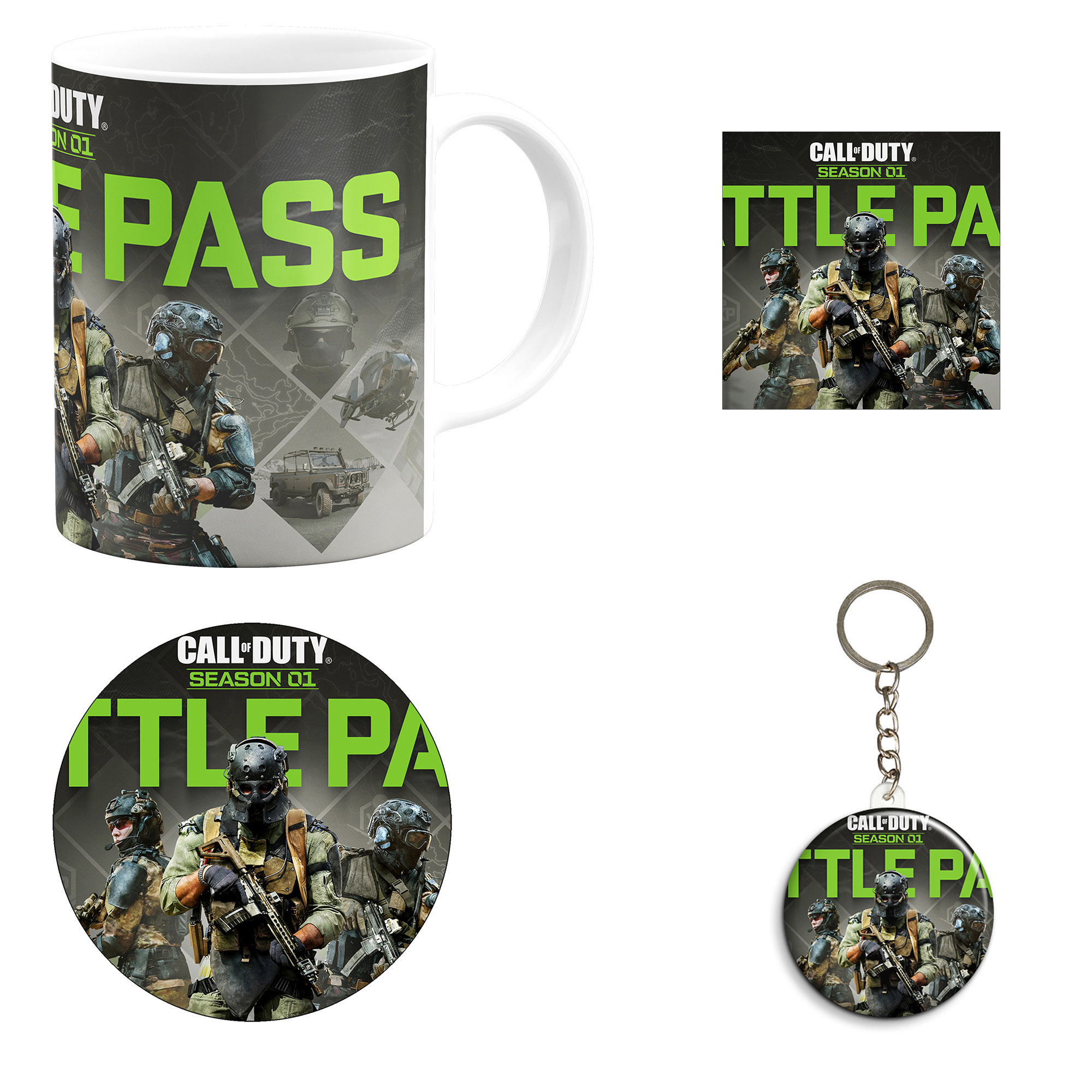 ست هدیه ماگ مدل بازی کال اف دیوتی طرح call of duty کد M29