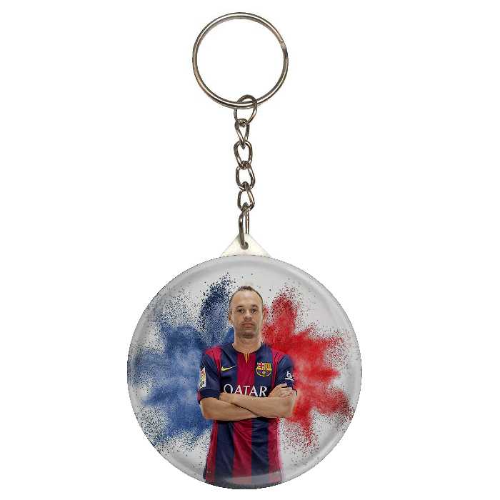 جاکلیدی طرح بازیکن بارسلونا اسپانیا آندرس اینیستا مدل S4674 