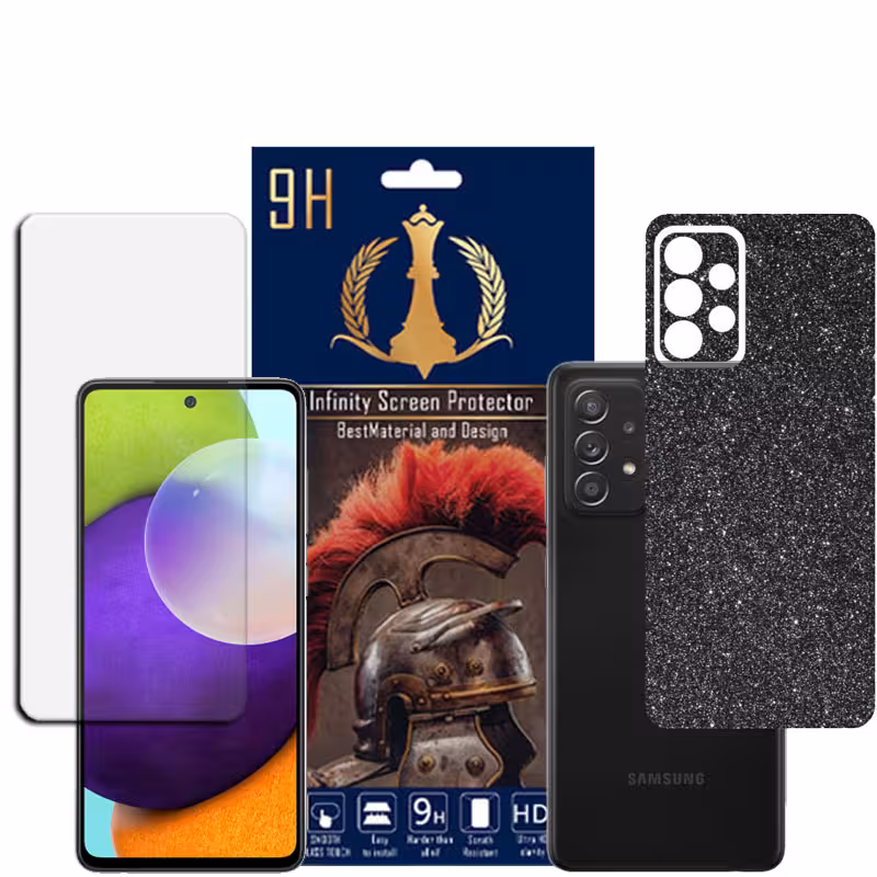 برچسب پوششی اینفینیتی مدل PRO MAX مناسب برای گوشی موبایل سامسونگ GALAXY A52 / A52S / A53 به همراه محافظ صفحه نمایش