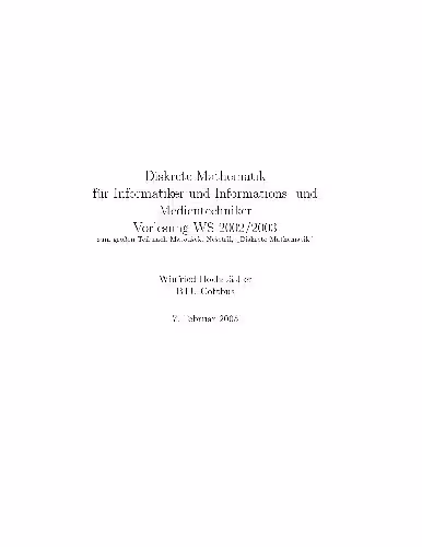 خرید و دانلود نسخه کامل کتاب Diskrete Mathematik 005