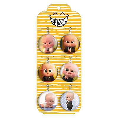 جاکلیدی خندالو طرح بچه رییس کد 31B مجموعه 6 عددی