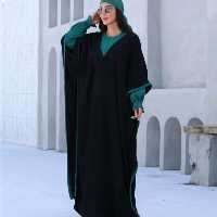 پانچو زنانه ابروبادی مدل عبای زیبای دیبا
